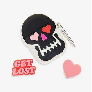 Skull Heart Eyes AirPods Case & Cable Bite Set - Get Lost Valentine's Day Gift